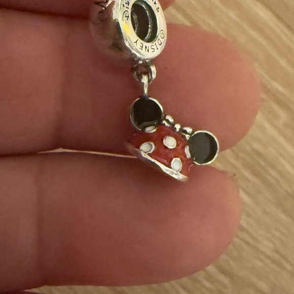 Disney Red and Black Minnie Mouse Charm - Picture 5 of 5